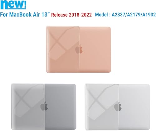 Miniatura 9 de IBENZER - Carcasa rígida para MacBook Air 2021 de 13 pulgadas M1 A2337 A2179 A1932 carcasa rígida y cubierta de teclado y película para pantalla