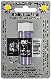 Sugarflair Green Edible Lustre Glitter, Add a Lustrous Shine to Cakes or Decorations. Brush On or Add Rejuvenator to Create Eye-Catching Edible Paint - 2g