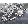 Alilang Silver Tone Faux Pearl Clear Crystal Colored Rhinestones Octopus Brooch Pin