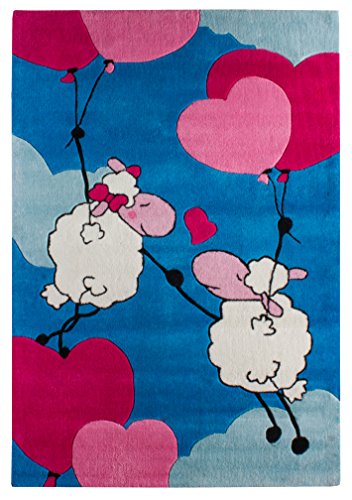 Preisvergleich Produktbild andiamo Teppich, Blau