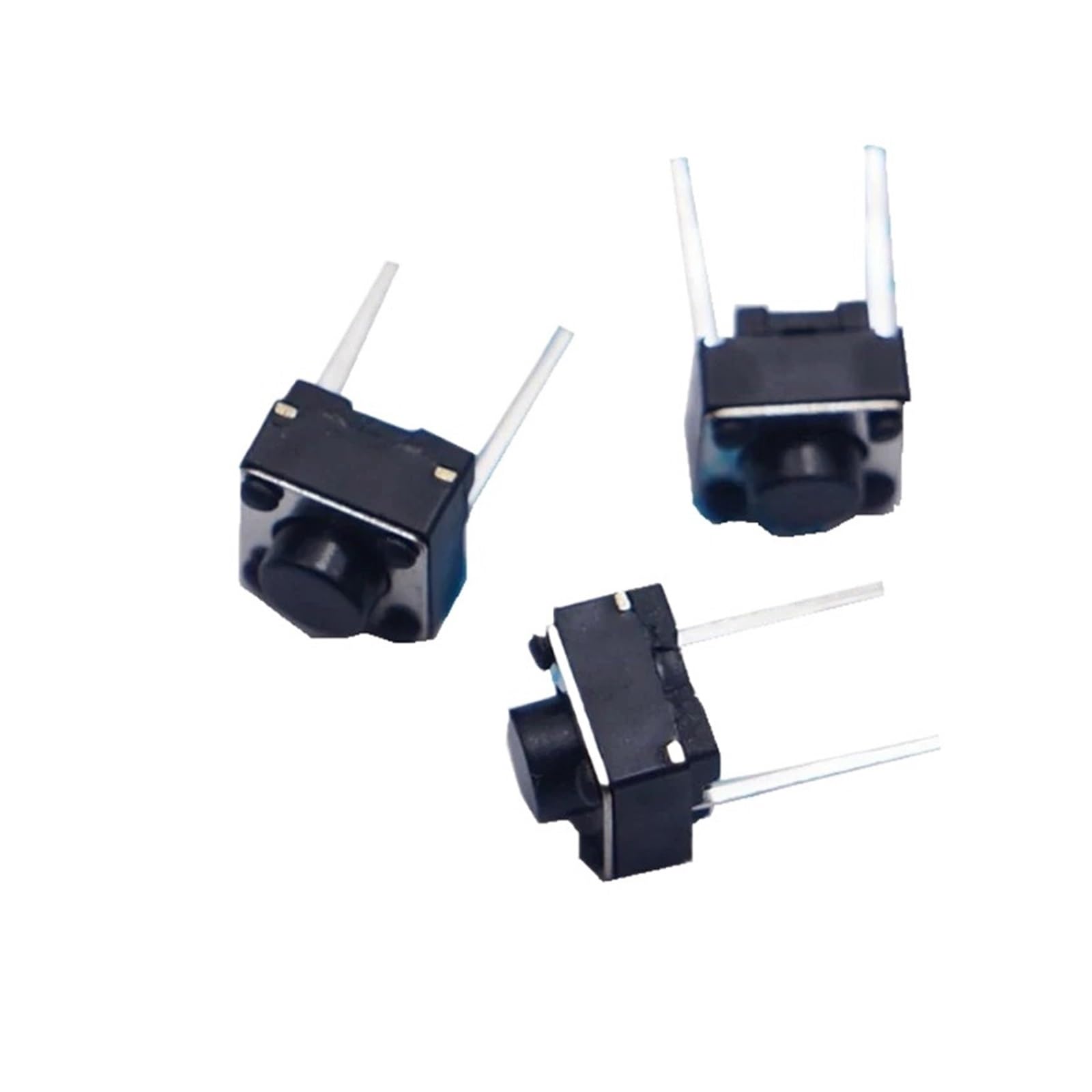 Interruptores de botón tipo interruptor táctil 6x6x5mm DIP2 para prototipos
