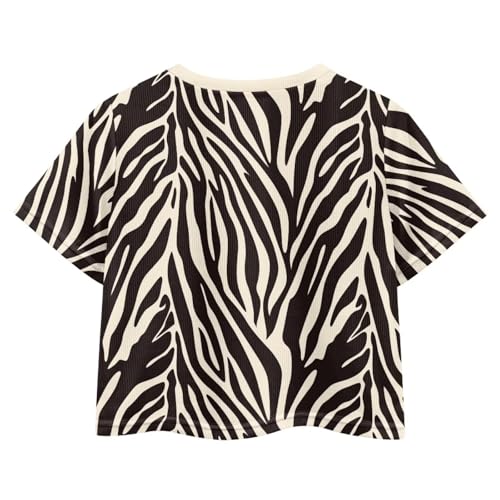 Image of Cute Crop Tops for Girls Short Sleeve Summer T Shirts Fashion Graphic Tees Crew Neck Pullover Tee 5-14 Years