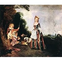 Amazon.co.jp: 23 の有名な絵画 - フランソワ ブーシェの休息する羊