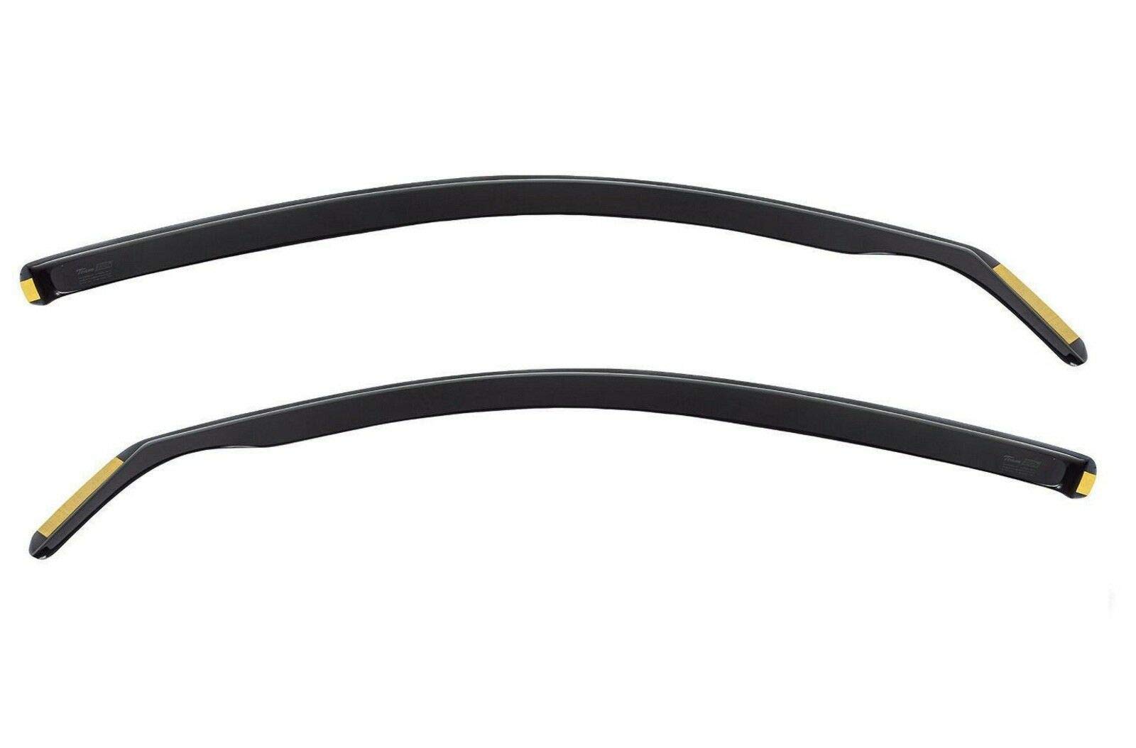 J&J AUTOMOTIVE Deflettori d'Aria per BMW X3 E83 2003-2010, Set da 2 Pezzi, Nero fumé Oscurato Heko