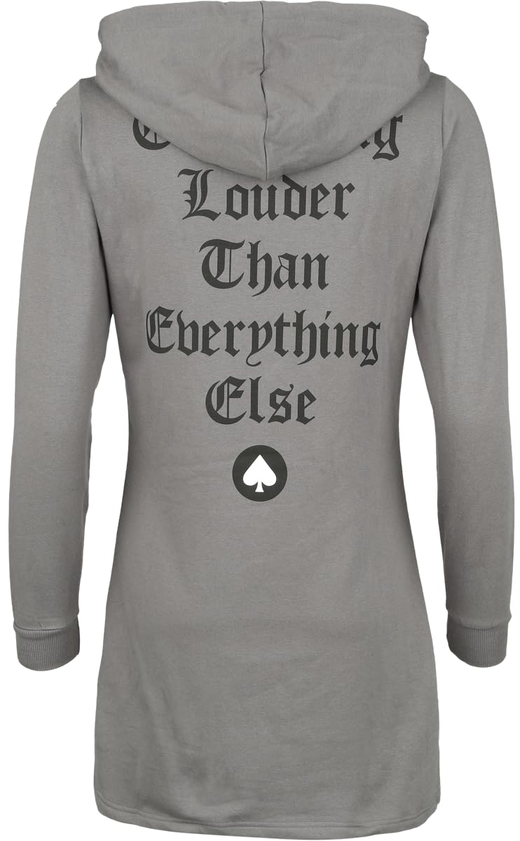 Motörhead England Frauen Mittellanges Kleid grau