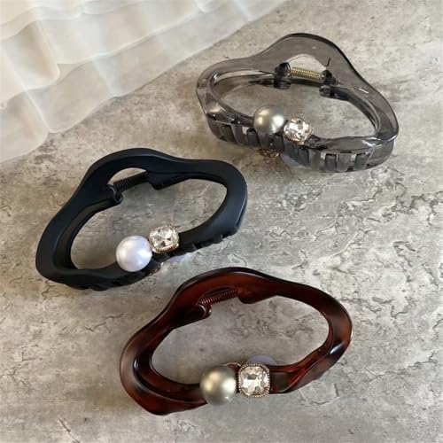 Pince à cheveux nuage grande taille multicolore pour chignon - 6