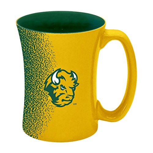NCAA North Dakota State Bison Sculpted Mocha Mug, 14-ounce