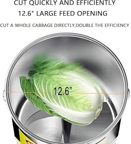 Cortadora eléctrica de vegetales 1800W acero inoxidable miniatura 2