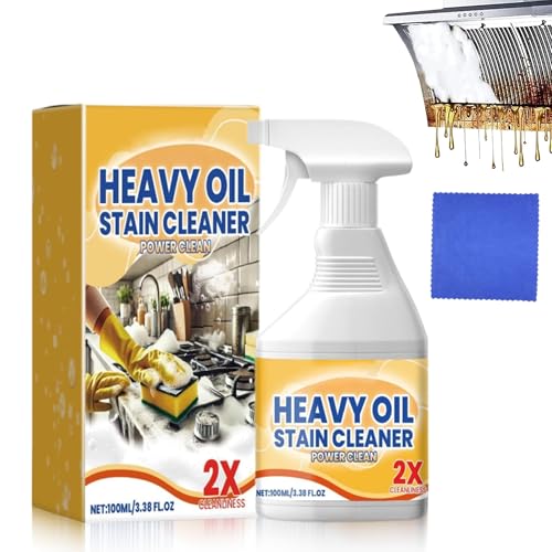 Grease Remover Spray, Clean Up Kitchen Oil Stain, Multipurpose Kitchen Cleaner, Heavy-Duty Kitchens Foaming Degreaser, Kitchens Foam Cleaner, Powerful Kitch/en Oil Cleaning Spray (1)