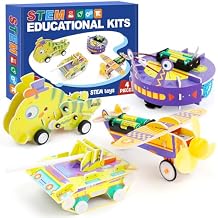 Kasfalci STEM Kits for Kids Age 8-10, STEM Toys for Boys Age 8-12, Science Experiments Robotics Engineering Projects Crafts Robot Building Activities for 6 7 8 9 10 11 12 13 14 Year Old Boys