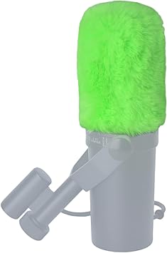 Microphones Windscreen for SM7B, Synthetic, Black and white tip