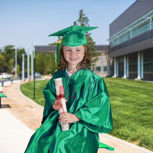 Conjunto de birrete y toga de graduación para niños miniatura 5