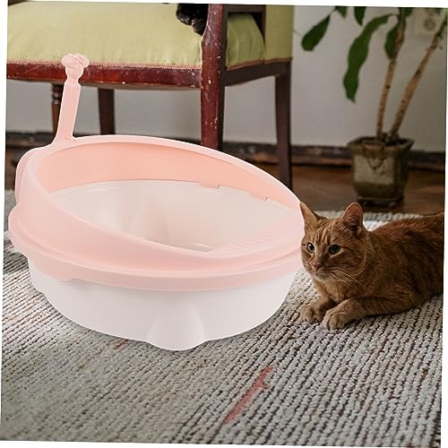 Yardwe 1 Conjunto De Caixa De Areia Para Gatos Banheiro Para Gatos Suprimentos Para Gatos Banheiro P