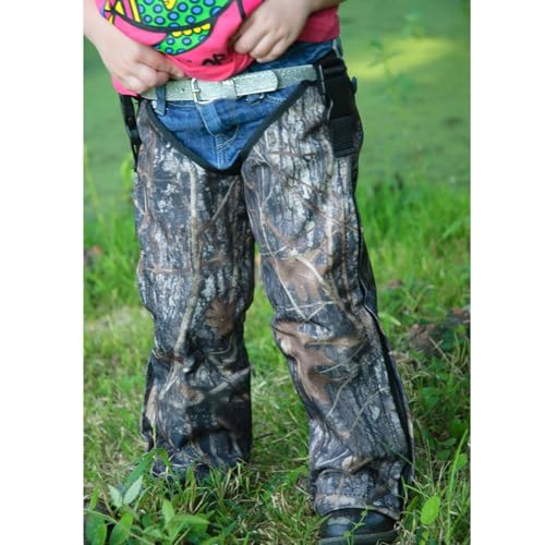 Snake Chaps for Kids - Youth Size Snake Chaps - Snake Bite Protection for Children (Mossy Oak, Small)