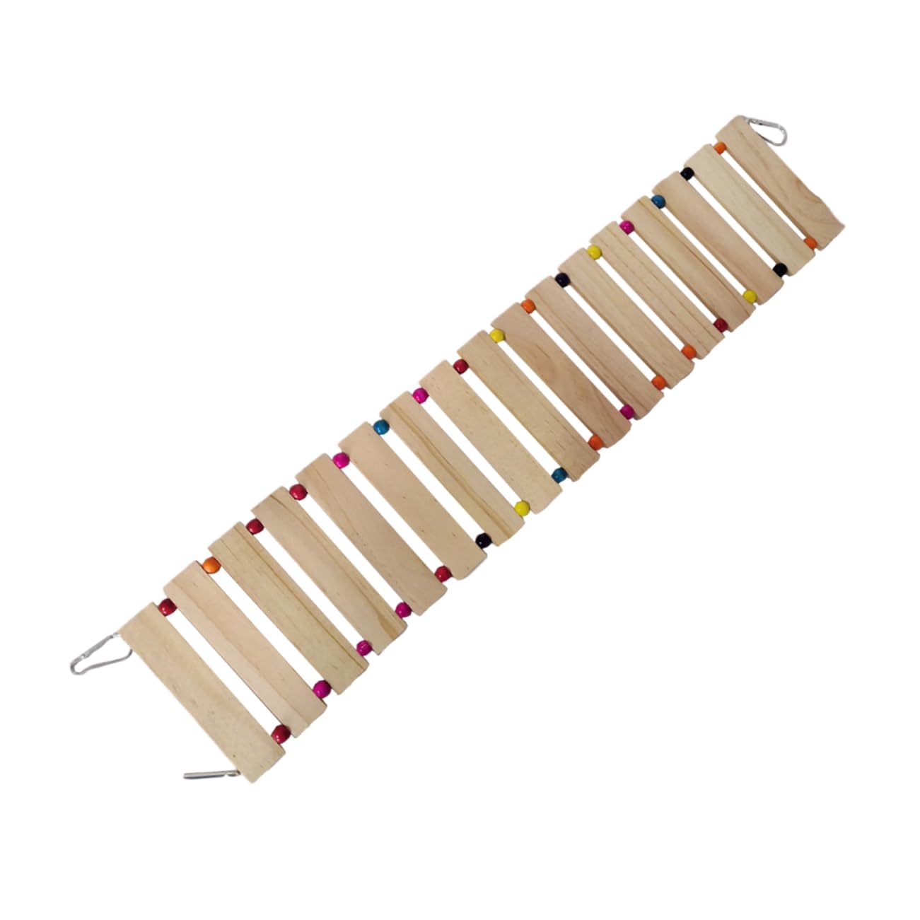 GALPADA Hanging Swing for Parrots Bird Ladder Perch for Climbing Chewing Swinging for Birds Like Macaws Poultry Coop