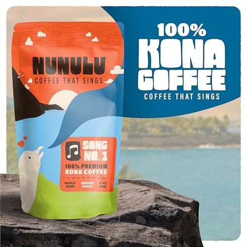 Café Nunulu Coffee That Sings 100% Kona en grano 7 Oz miniatura 2