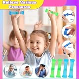 20 Stück Fidget Toys Set - 12 Fidget Ring 4 Akupressur Ring 4 Gewebter Netzschlauch, Skills Set, Sensorik Spielzeug, Anti Stress Spielzeug, für Anxiety ADHD Stresslinderung
