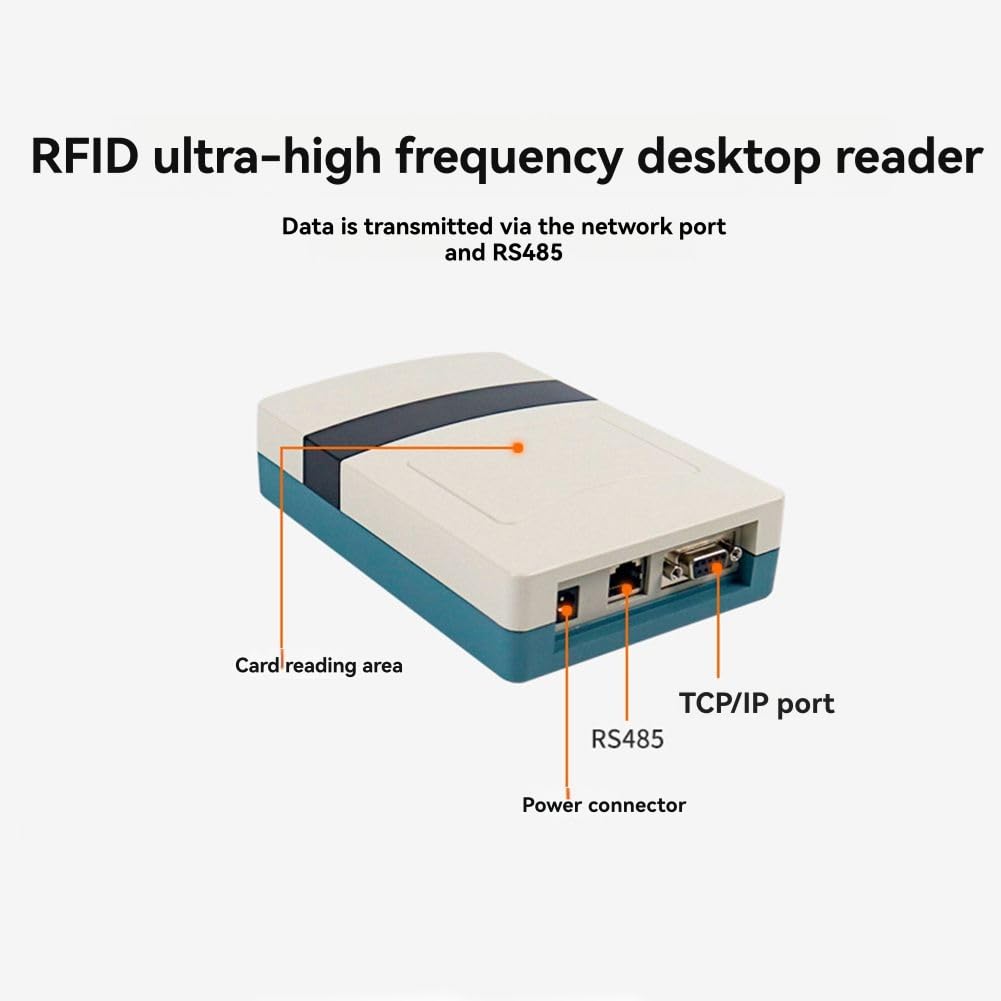 ISO18000-6C RFID UHF-Leser Lese-Tag Schreib-/Lesegerät 860MHz 960MHz 2 Meter Reichweite Passive Tags Unterstützung IP RS232