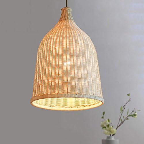 BLYC- Creative manual single head minimalist rattan retro 2942CM chandelier