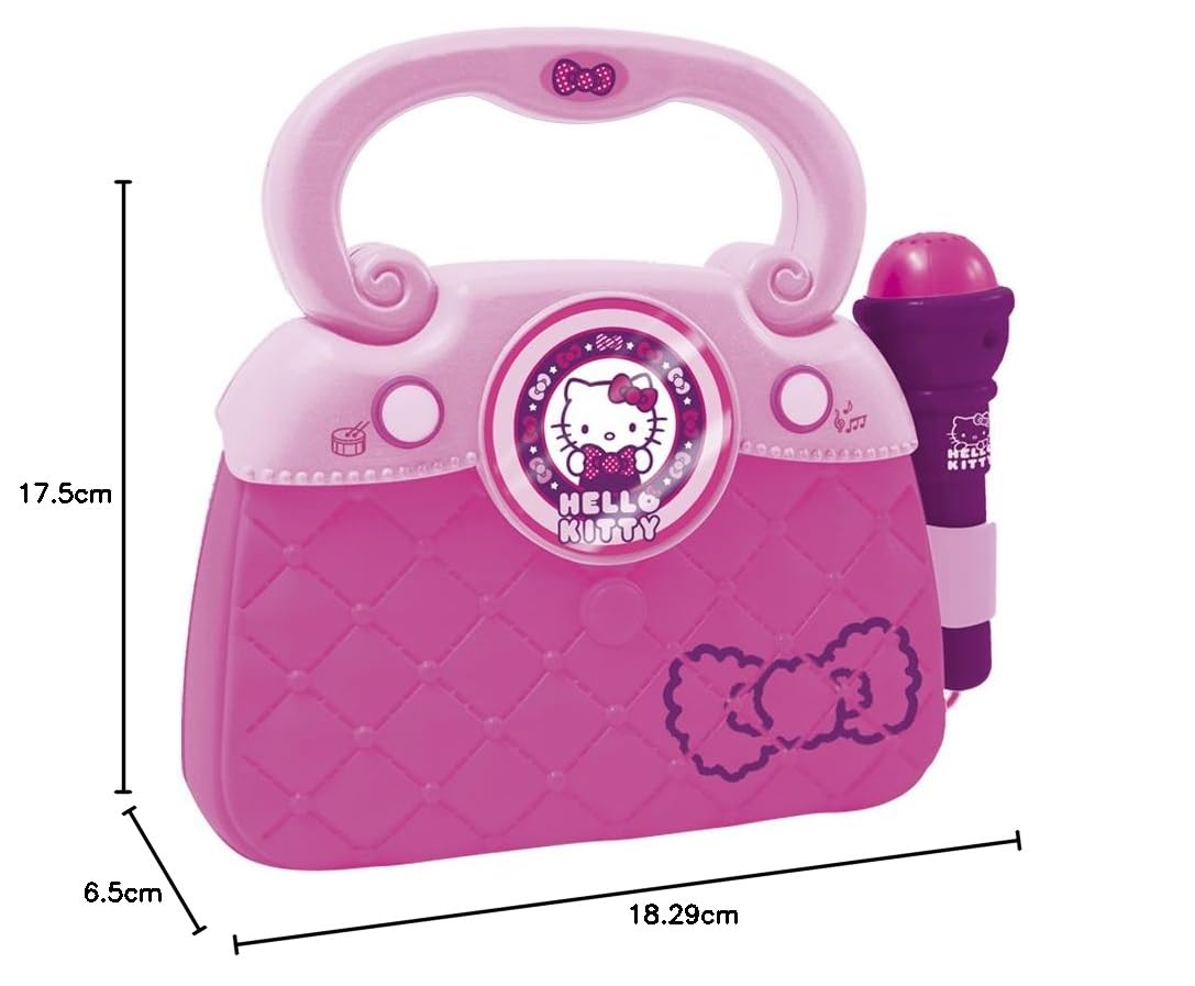Hello Kitty 1511 Helly Kitty torebka z mikrofonem, głośnikiem i przyłączem MP3