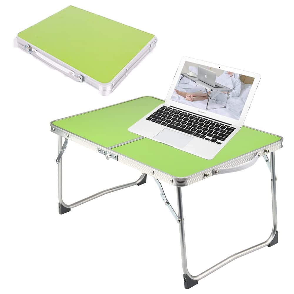 YINF Heavy Duty Folding Bed Table Computer Table, Portable Foldable Table for Wedding Market Car Boot Store Office Desk Workstation Events Arts,60cm/2FT, Green
