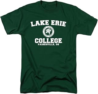 LOGOVISION Official Collegiate Distressed Circle Logo Short Sleeve Unisex for Men & Women Cotton T Shirt Collection 1