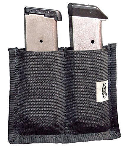 Stealth Velcro Double Clip Pouch Magazine Holder Gun Safe Accessory (1) - //coolthings.us