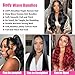 Human Hair Bundles Body Wave 20 22 24 26 Inch 4 Bundles 12A Human Hair Extensions 100% Unprocessed Brazilian Virgin Human Hair Deals Quick Weave Bundles Curly Wave Hair Natural Black Color