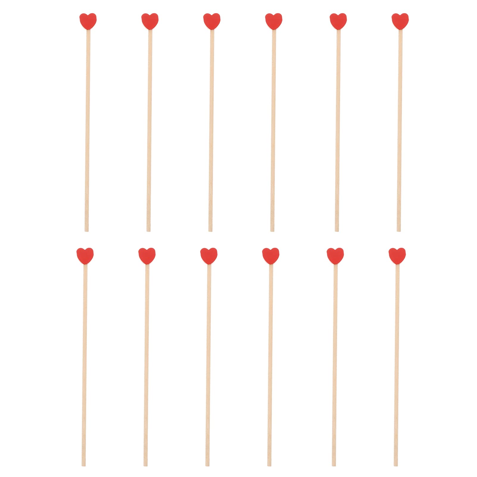 Garneck 100Pcs di Martini Picks Bere Agitatore Bastoni Swizzle Sticks Picks Cocktail Riutilizzabili di Bere di Contorno Bastoni Per Martini Olive