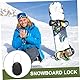 Happyyami Leichtes, Kompaktes Zahlenschloss Mit Einstellbarer Stahlseil Snowboard-Passwortsperre Sicherheits-Snowboardschloss Rollerschlösser ABS-Kunststoff Schwarz