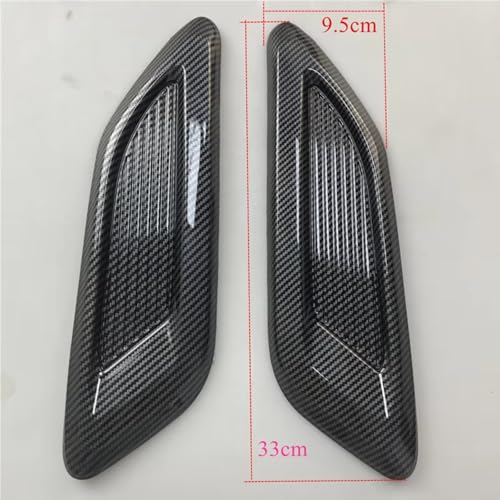 Grille d'aération de capot pour automobile pour rénover le look sans percer - 4
