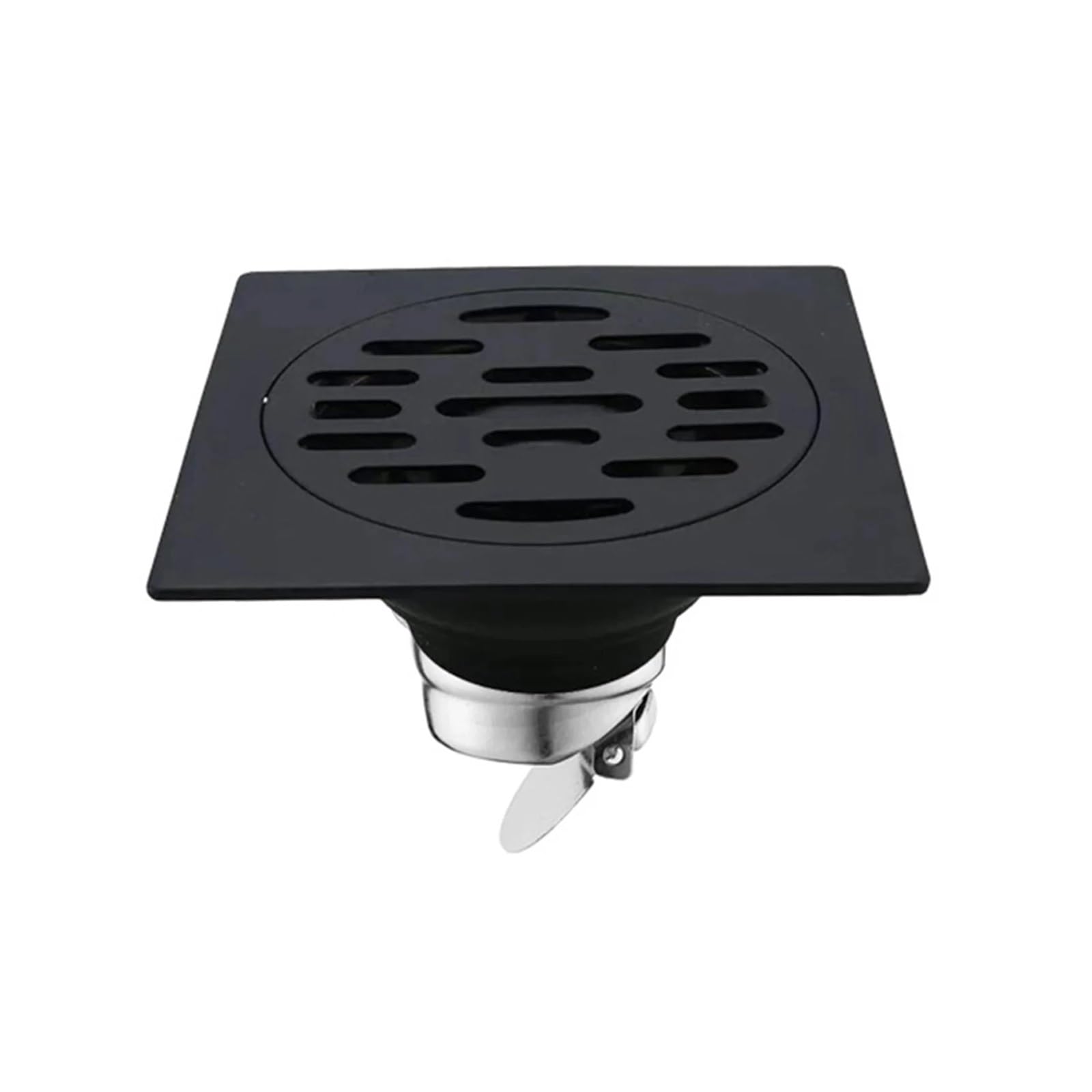 Shower Floor Drain Backflow Preventer Sewer Drainer Shower For Bathroom Toilet Kitchen Balcony(Black)