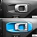 CheroCar for Jeep JL Door Handle Bowl Cover Decor Trim Internal Accessories for 2018-2022 Jeep Wrangler JL 4-Door,Light Blue