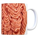 trendaffe - Kaffeebecher mit Hackfleisch Motiv