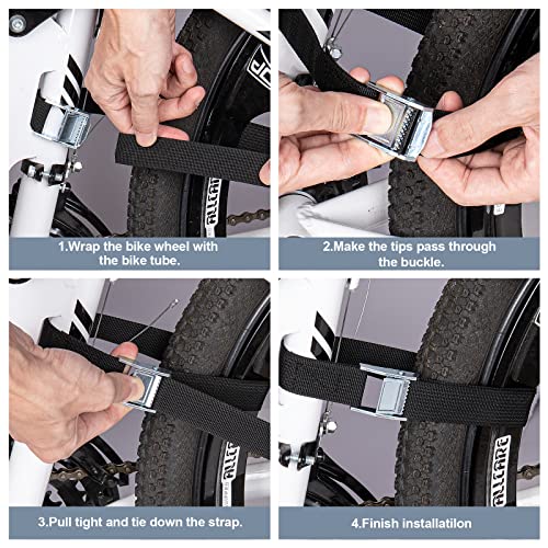 10 Stück 50cm Schwarz Spanngurte Kurz,Befestigungsgurte Befestigungsriemen für Fahrrad,Gurte zum Befestigen Fahrradträger,Verstellbare Zurrgurte mit Klemmschloss,Zurrgurt für Motorrad Gepäck