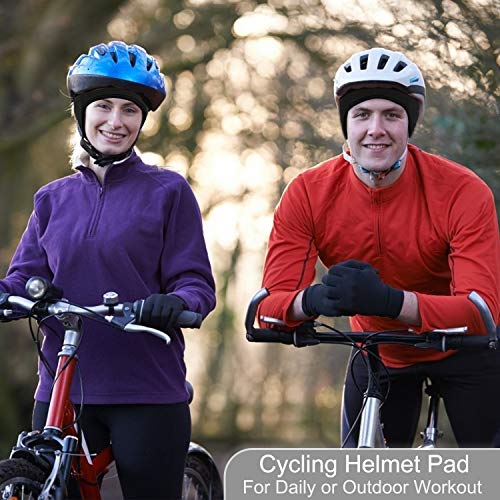 Winter Sport Stirnband für Damen und Herren - Ohrenwärmer Stirnbänder Ohrenschützer Warm Headband for Jogging, Laufen, Wandern, Fahrrad Motorrad Fahren Schwarz 2 Stück Farbe 1