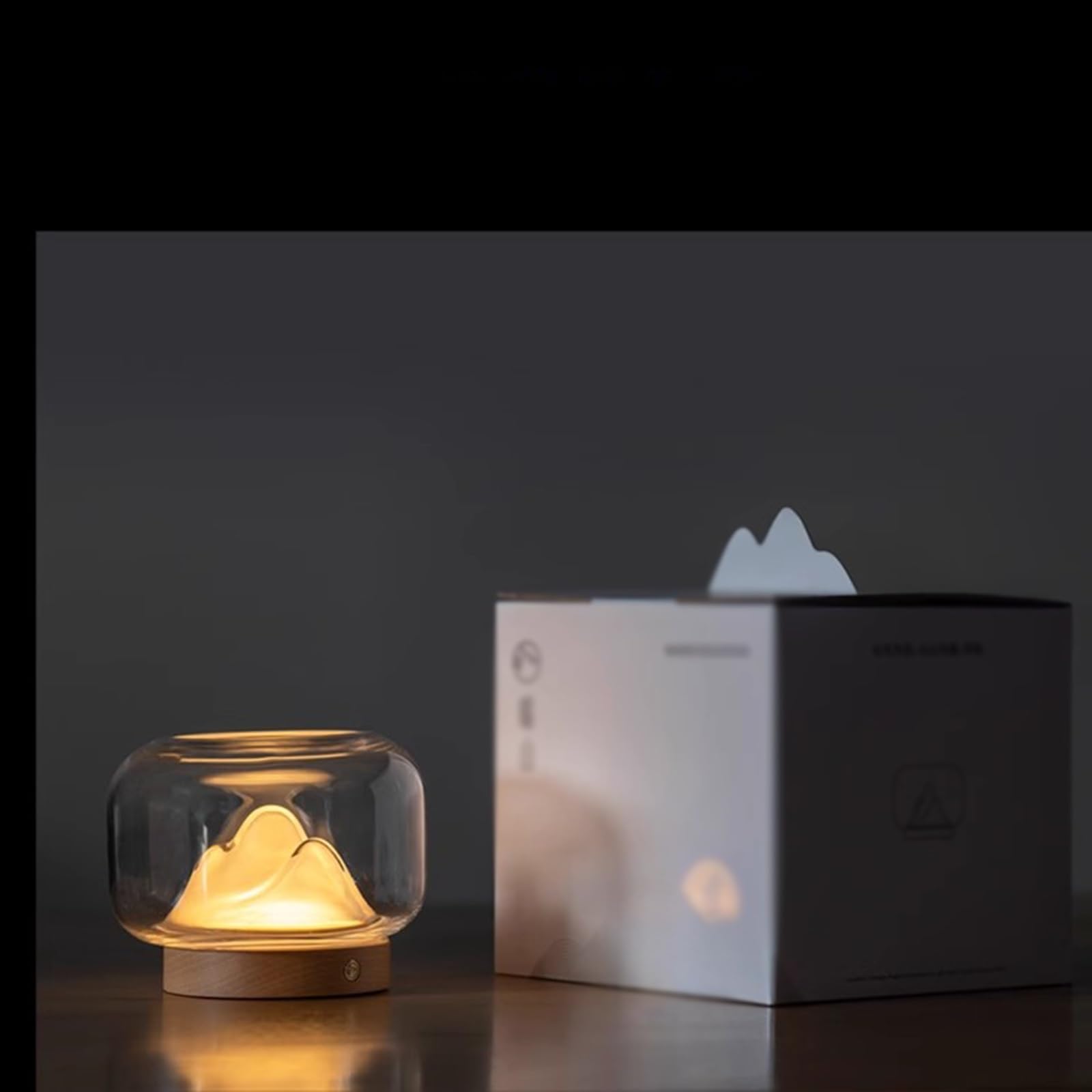 Lampki Nocne Lampa Stołowa Kreatywna lampa stołowa Lampka nocna Lampka nocna Światło otoczenia Szklany akwarium Prosty i dynamiczny do lampy do sypialni