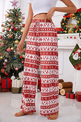 Image of X-Image Women Comfy Casual Pajama Pants with Pockets & Drawstring