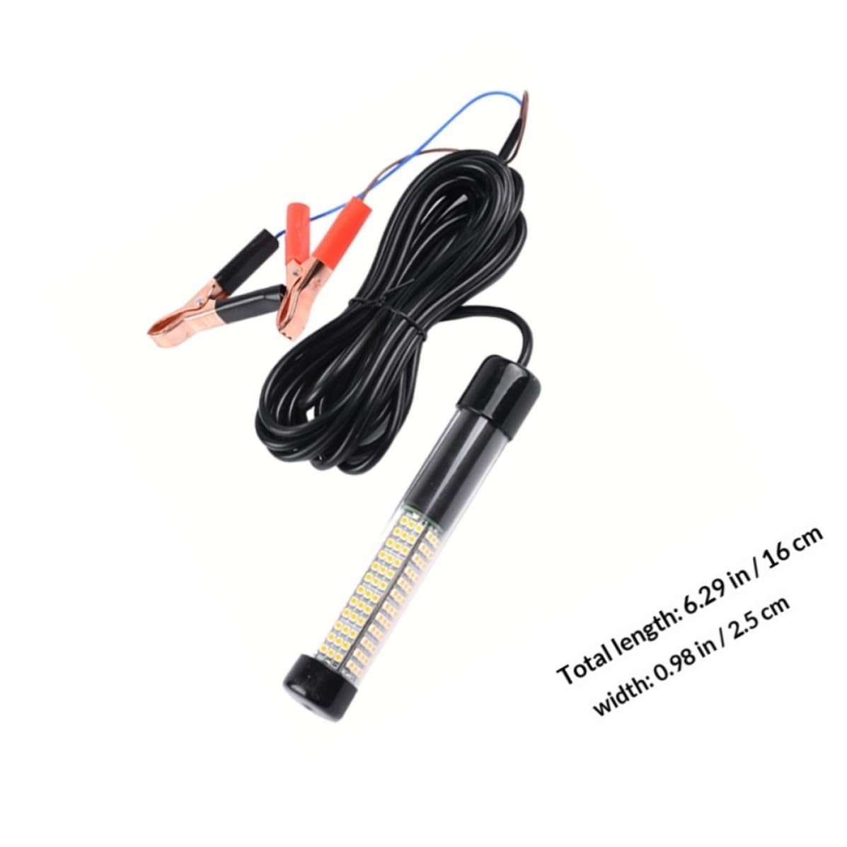 Toyvian Lámpara de Pesca LED 12v 10w para Pesca en Barco y Agua Profunda