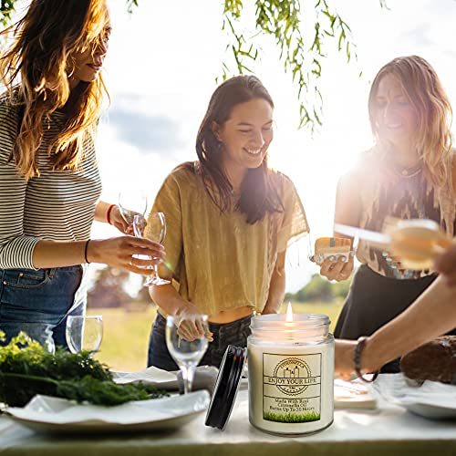 Citronella Candles Outdoor, 4 Pack 30 Oz Soy Wax Jar Candles Up To 200 Hours, Citronella Candles For Garden, Backyard, Patio, Yard, Balcony, Camping, Indoor Outdoor #TOP7