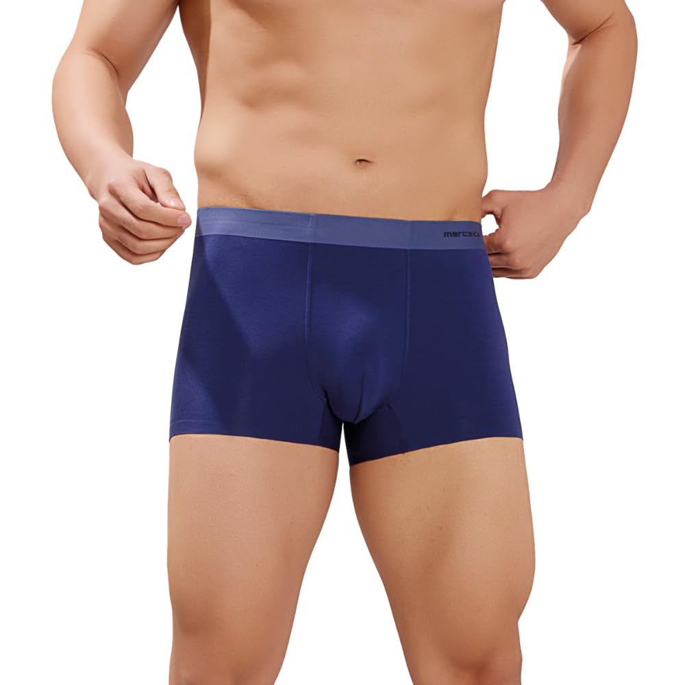 mercaze Men's Underwear Trunk - Seamless Ultra-Soft Comfort-Micro Modal Spandex Innerwear for Men, M108- Ultra Soft, Comfort Fit, 4 Way Flex, Quick Dry, Breathable Fabric-picture-48