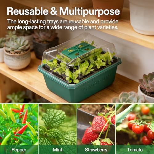 Plateaux plats réutilisables et durables VIVOSUN pour la propagation