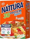 NATTURA PROTEIN SPORT Fusilli Proteici, Pasta Proteica in Grano Duro, Senza Latte e Uovo, 30% di Proteine, 250g (Confezione da 5)