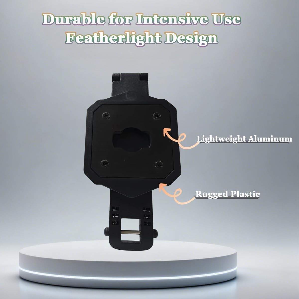 Camera Mount - Compatible with Axon Body Cameras 2/3/4, Lightweight Aluminum Alloy Construction, Suitable for Uniforms (1pc) (Single)