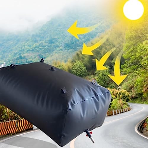 Portable 160L Water Bladder Tank - Collapsible Water Storage Container for Cars, Emergency Rainwater Collection, Drought Resistance & Fire Protection, Ideal for Agricultural Irrigation