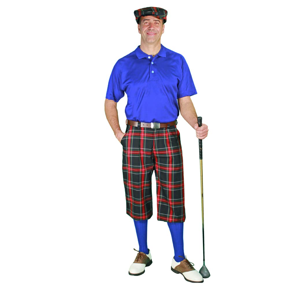 Golf Knickers Black Stewart Golf Outfits - Mens - Royal Blue - Size: 36 / XXXL Shirt