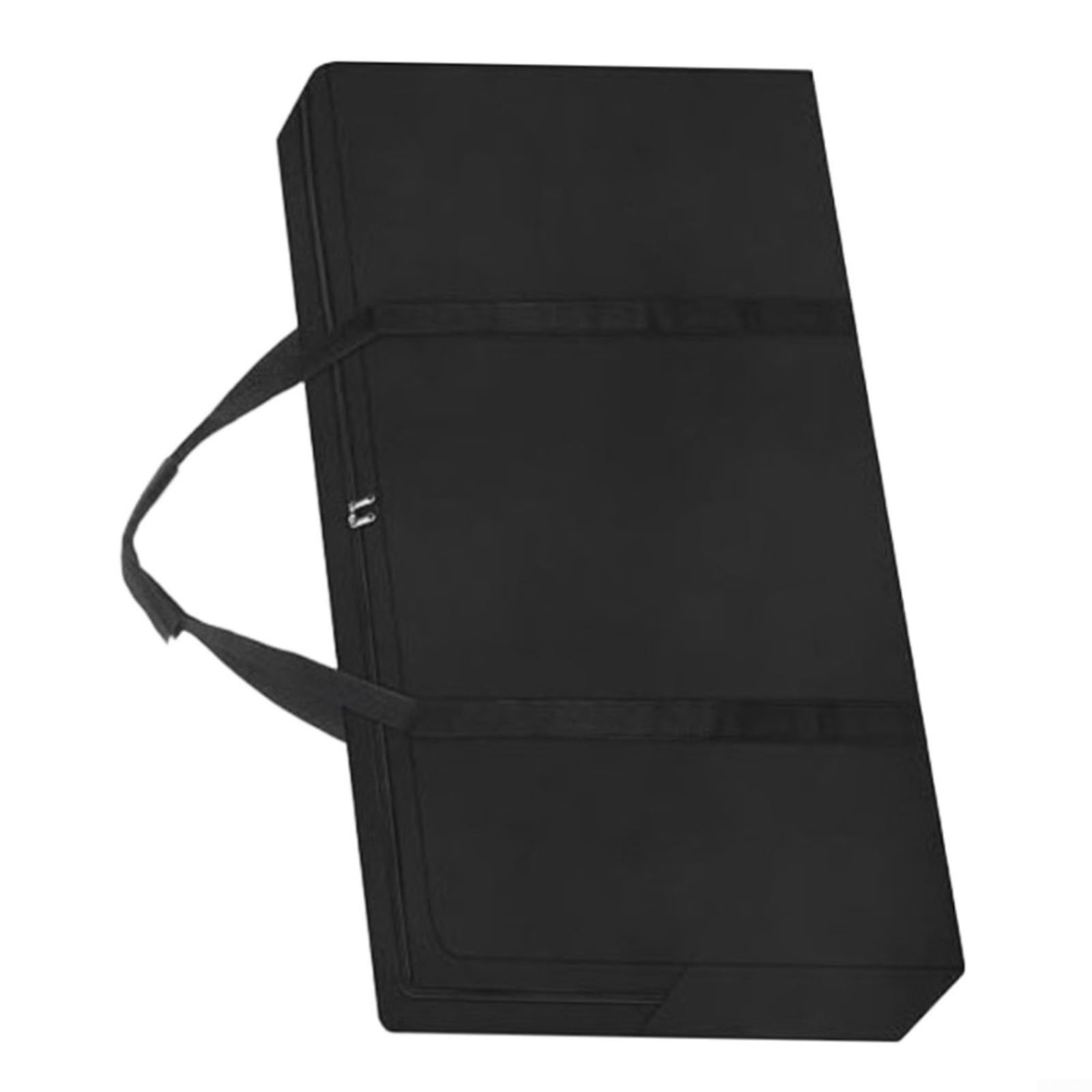 DJ Booth Bolsa de transporte impermeable Oxford caja de almacenamiento para DJ Stand Table Booth 120x58x13cm a prueba de polvo resistente a los arañazos negro