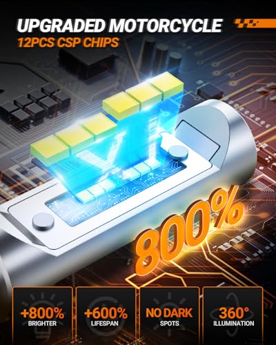 Image of SEALIGHT 9007 /HB5 LED Fog Bulbs, 8X Off-Road Use Bulbs Powersports Light Bulbs, 9007 Driving Light, 6000k White, Plug-N-Play, Pack of 2