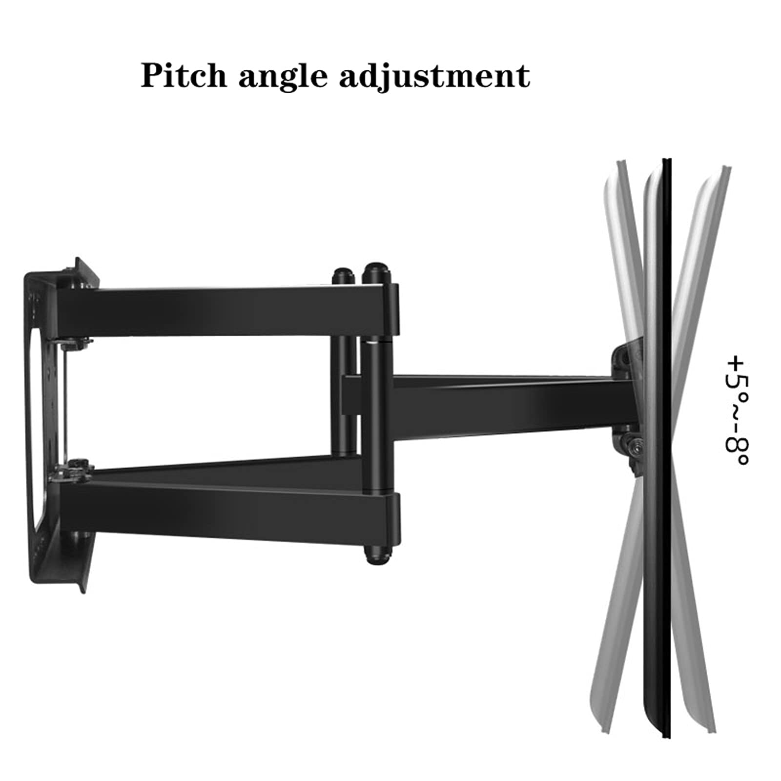 tv Stand Staffa per montaggio a parete TV completo Staffa universale Articoli artistici Swivels Tilts Extension Rotation TV Mount per la maggior parte dei 50 "-85" LED LCD LCD TV a schermo piatto .per