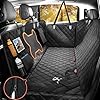 QINGTI Dog Car Seat Cover for Back Seat for Cars, SUVs & Trucks – Zipper Design Car Seat Protector for Dogs w/Mesh Window & Waterproof – Durable & Scratch-Proof – Pet Car Seat Cover Dog Hammock
